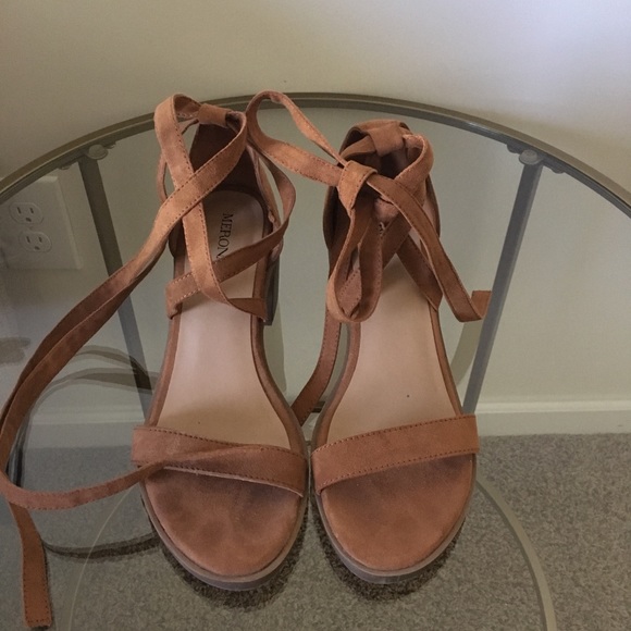 Merona Shoes - Merona faux suede heels Merona Shoes - Merona faux suede heels